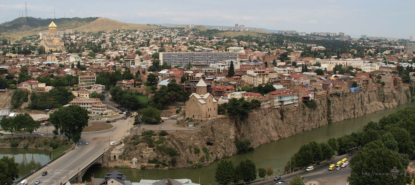 Georgia - Tbilisi - River view